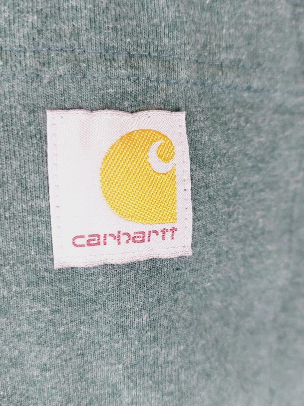Carhartt Men's Green Loose Fit Patch Pocket Relaxed T-Shirt Size Large